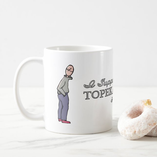 Taza De Café I support the Topeka Art Guild Mug (Con donut)