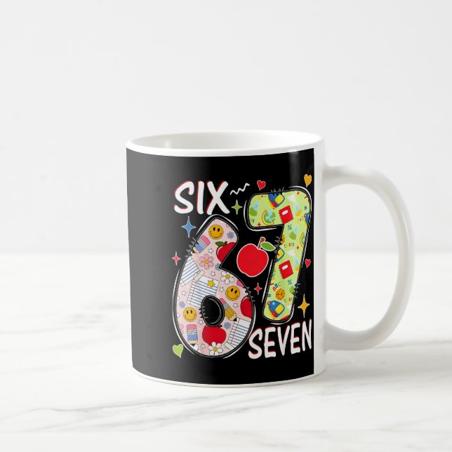 Taza De Café I Survived 67 Days Of School Funny 67 Teachers Stu (Derecha)