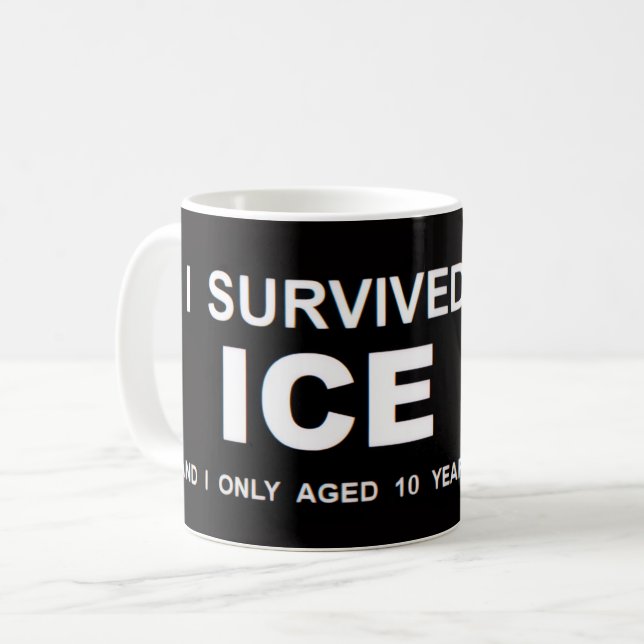 Taza De Café I Survived ICE  (Anverso izquierdo)