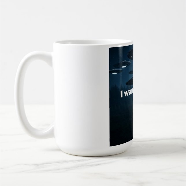 Taza De Café I want to believe (Izquierda)