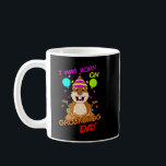 Taza De Café I Was Born On Groundhog Day Funny Birthday Party G<br><div class="desc">I Was Born On Groundhog Day Funny Birthday Party Gift</div>