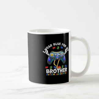 Taza De Café I Wear Blue For My Brother Autism Awareness Boys V
