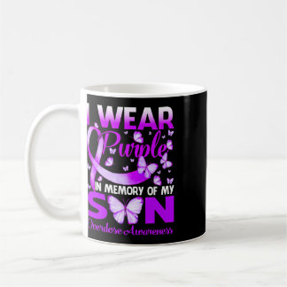 Taza De Café I Wear Purple In Memory For My Son Overdose Awaren