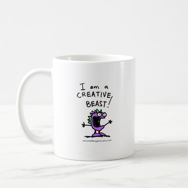 Taza De Café iamabeast, iamabeast_logo (Izquierda)