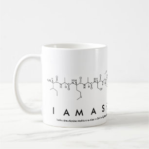 Taza De Café IAmAScientista péptido nombre mug