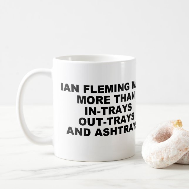 Taza De Café Ian Fleming Mug (Con donut)