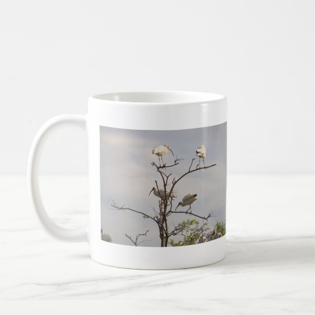 Taza De Café Ibis Birds Photo Mug (Izquierda)