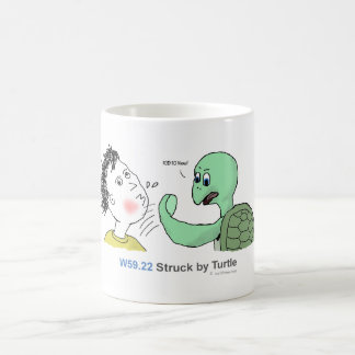 Taza De Café ICD-10: W59.22 pegado por la tortuga