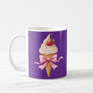 Taza De Café Ice Cream Coquette Bow