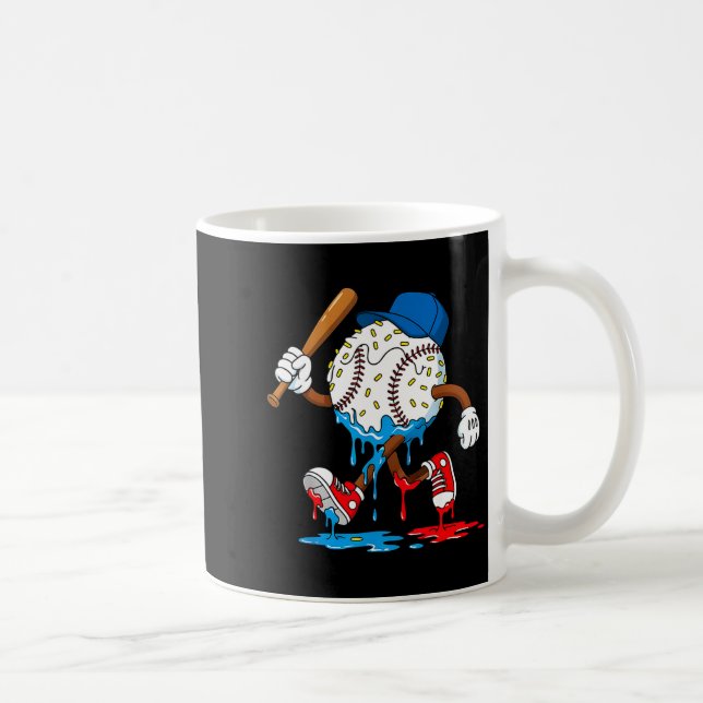 Taza De Café Ice Cream Drip Baseball Sts Baseball Lifestyle Boy (Derecha)