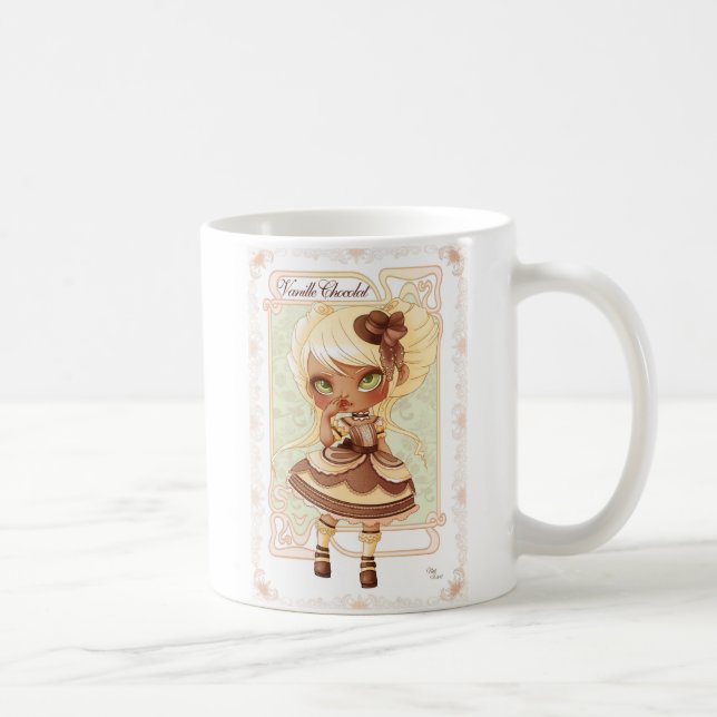 Taza De Café Ice Cream Lolita Vanille Chocolat (Derecha)