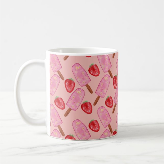 Taza De Café Ice cream pattern | Lollies pattern | lollipop 19 (Izquierda)
