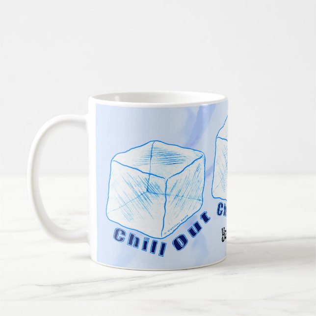 Taza De Café Ice Cube Relájate (Izquierda)