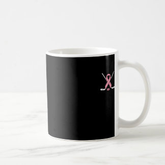 Taza De Café Ice Hockey Breast Cancer Awareness Month Pink Ribb