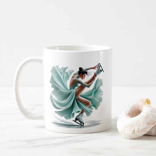 Taza De Café Ice Skater  (Con donut)