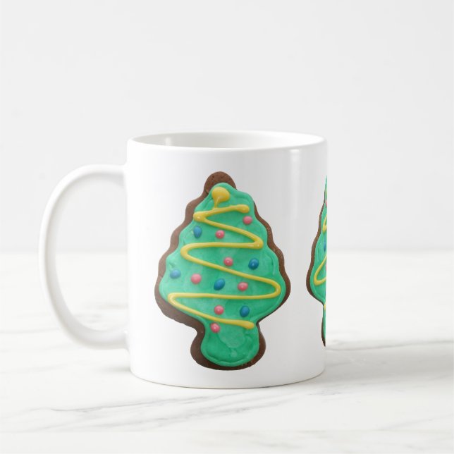 Taza De Café Iced Christmas Tree Cookies Mug (Izquierda)