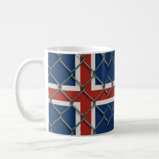 Taza De Café Iceland Flag Fence