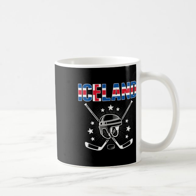 Taza De Café Iceland Ice Hockey Lovers Jersey Icelandic Hockey  (Derecha)