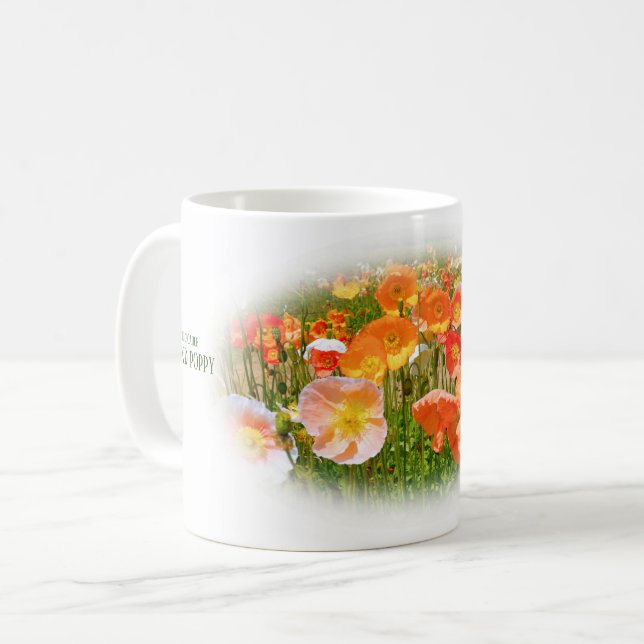 Taza De Café Iceland Poppy (Anverso izquierdo)
