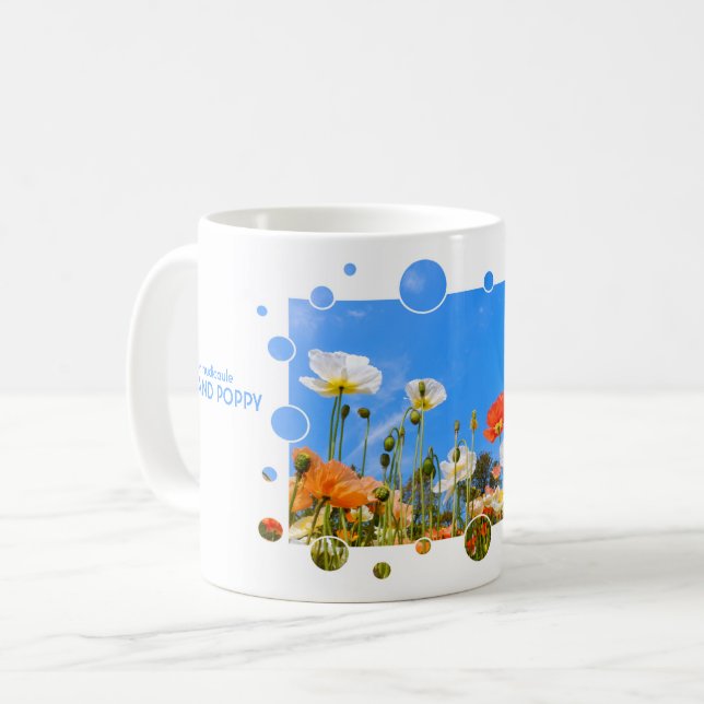 Taza De Café Iceland Poppy (Anverso izquierdo)