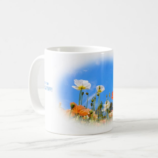 Taza De Café Iceland Poppy (Anverso izquierdo)
