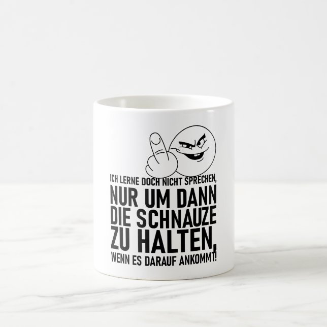 TAZA DE CAFÉ ICH LERNE DOCH NICHT SPRECHEN (Centro)