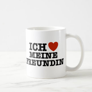 Taza De Café Ich Liebe Meine Freundin