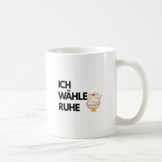 Taza De Café Ich Wähle Ruhe Mug – German Self Care Quote | Calm