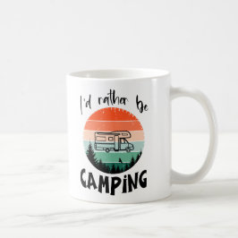Taza De Café Ich würde lieber campen Wohnmobil – Grafikdesign