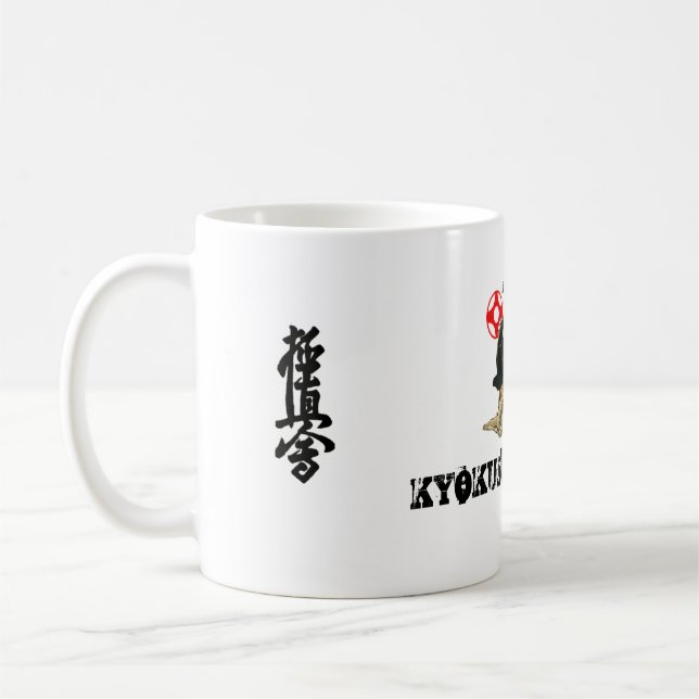 Taza De Café ICHIGEKI, kanji, kanji, KYOKUSHIN KARATE, dojo (Izquierda)