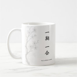 Taza De Café Ichigo Ichie – Japanese Zen Mug | 一期一会 