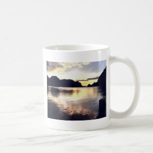 Taza De Café Icmeler Sunrise Romantic Paisaje Art