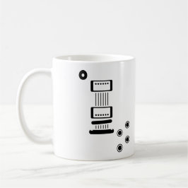 Taza De Café icono de la guitarra eléctrica del LP-estilo