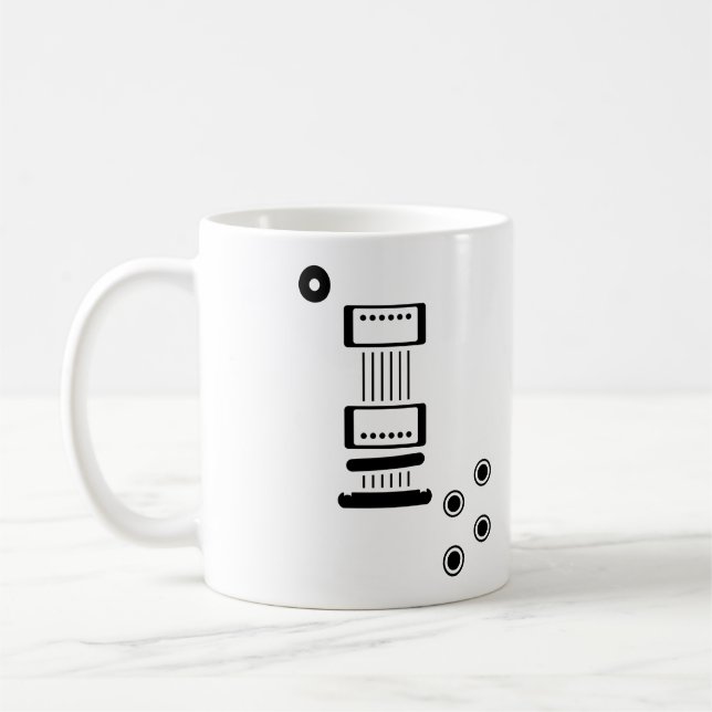 Taza De Café icono de la guitarra eléctrica del LP-estilo (Izquierda)