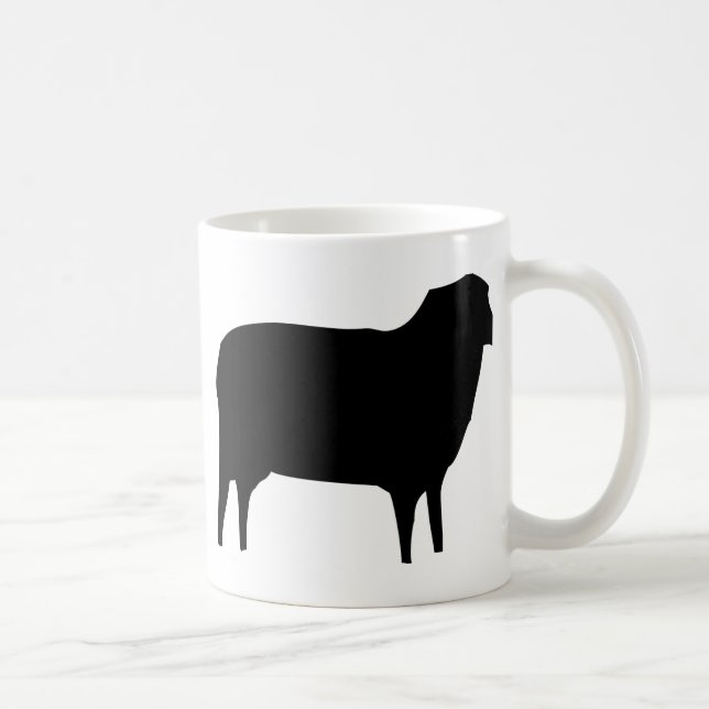Taza De Café icono de las ovejas negras (Derecha)