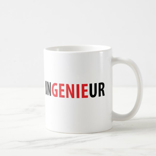 Taza De Café Icono de los genios de Ingenieur (Derecha)