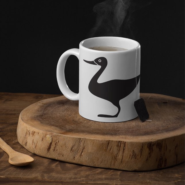 Taza De Café Icono de pájaro negro (Subido por el creador)