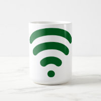 Icono de señal inalámbrica mejorado Coffee Mug