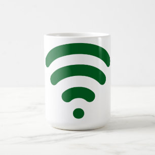 Taza De Café Icono de señal inalámbrica mejorado Coffee Mug