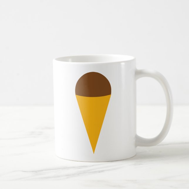Taza De Café icono del cucurucho del helado (Derecha)