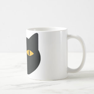 Taza De Café icono del gato negro