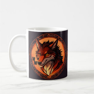 Taza De Café Icono del logotipo de William Wraithe Werewolf