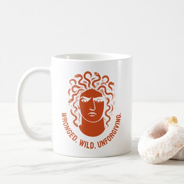 Taza De Café Icono Feminista Medusa (Con donut)
