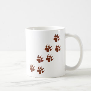 Taza De Café icono marrón de las patas