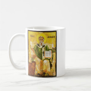Taza De Café Icono ortodoxo de San Atanasio de Alejandría