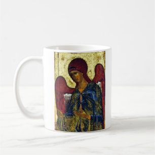 Taza De Café Icono ortodoxo del santo ángel Gabriel