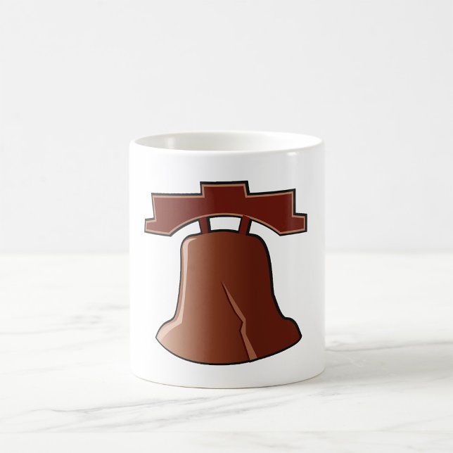 Taza De Café Ícono patriótico Filadelfia de la Campana de la Li (Subido por el creador)