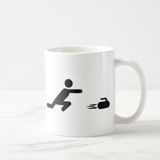 Taza De Café icono que se encrespa negro