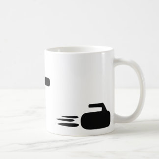 Taza De Café icono que se encrespa negro