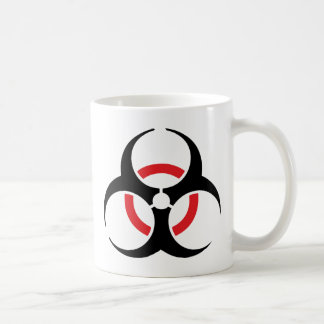 Taza De Café icono rojo negro del hardstyle